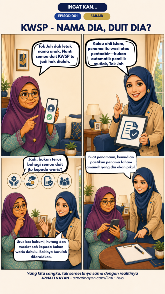 komik ingatkan ep001 kwsp nama dia duit dia.png