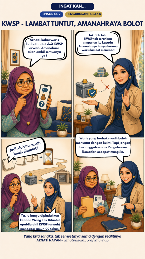 komik ingatkan ep002 kwsp lambat tuntut amanahraya bolot