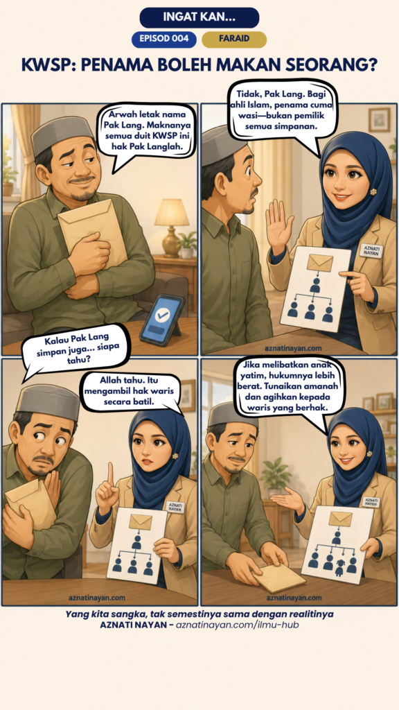komik ingatkan ep004 kwsp penama boleh makan seorang
