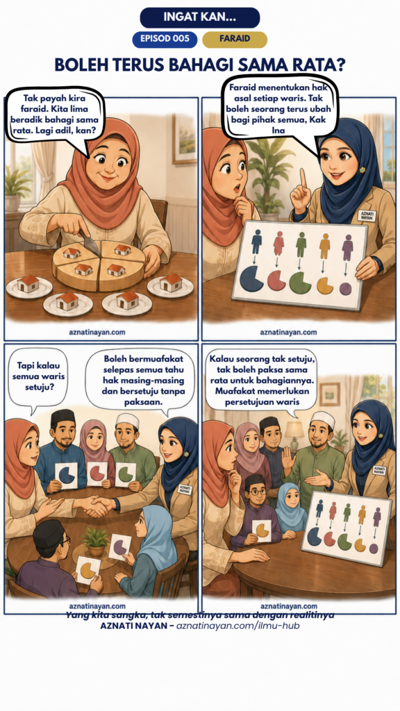 komik ingatkan ep005 boleh terus bahagi sama rata