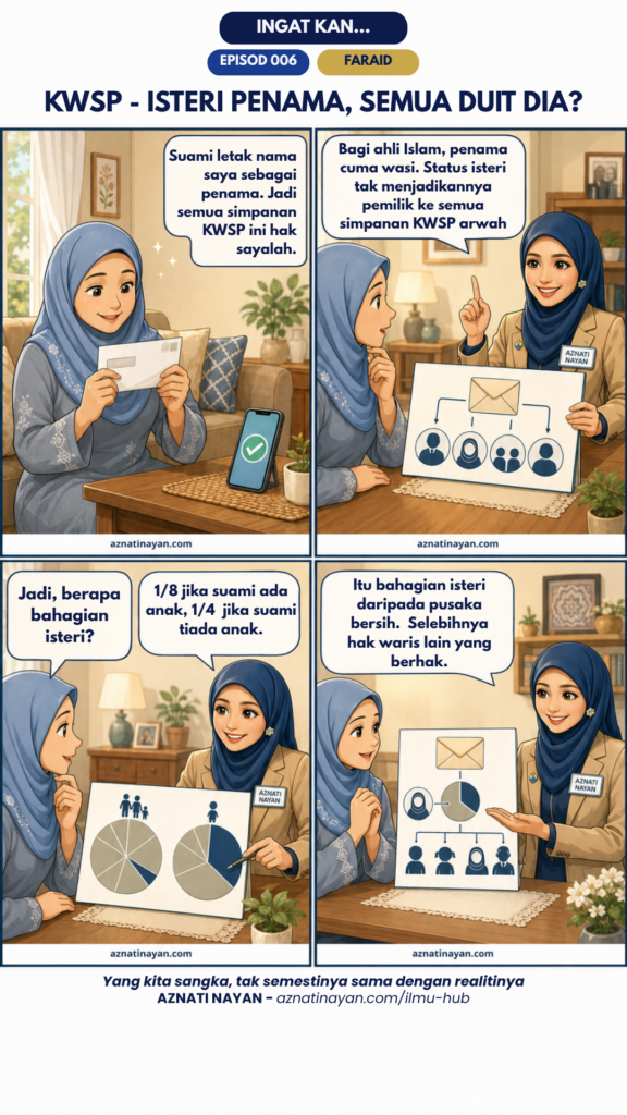 komik ingatkan ep005 kwsp isteri penama semua duit dia