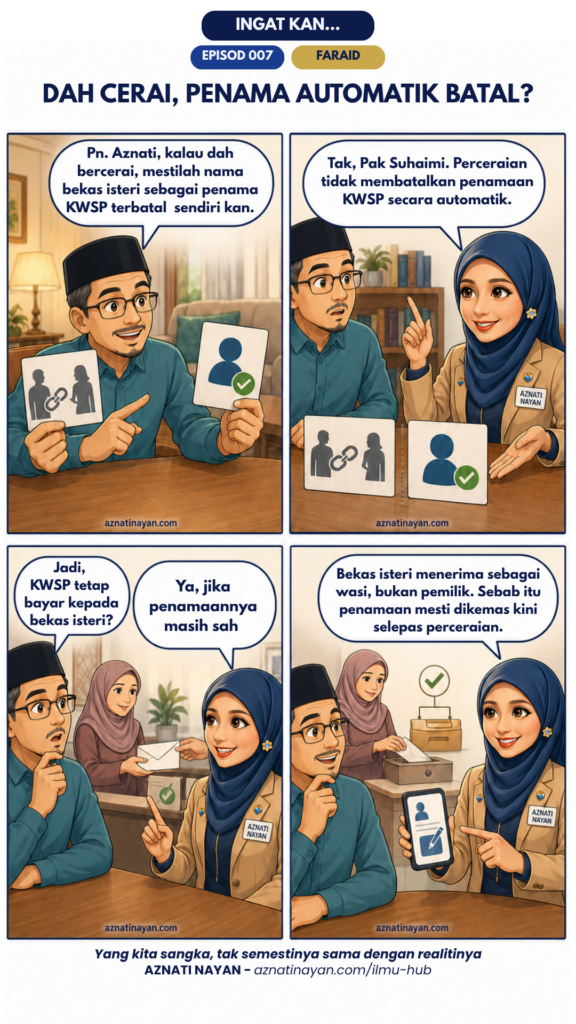 komik ingatkan ep007 dah cerai penama automatik batal