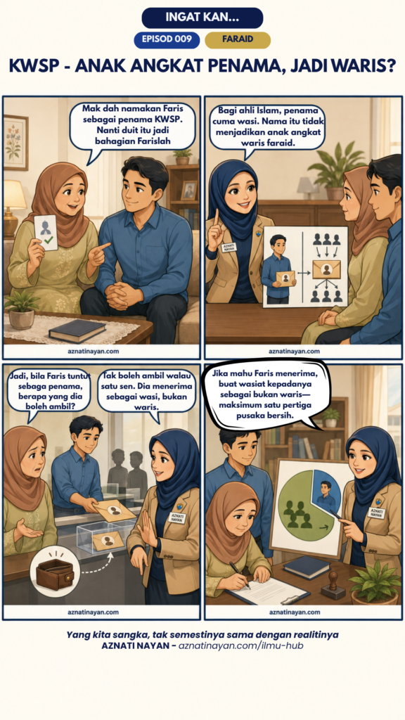 komik ingatkan ep009 kwsp anak angkat penama jadi waris